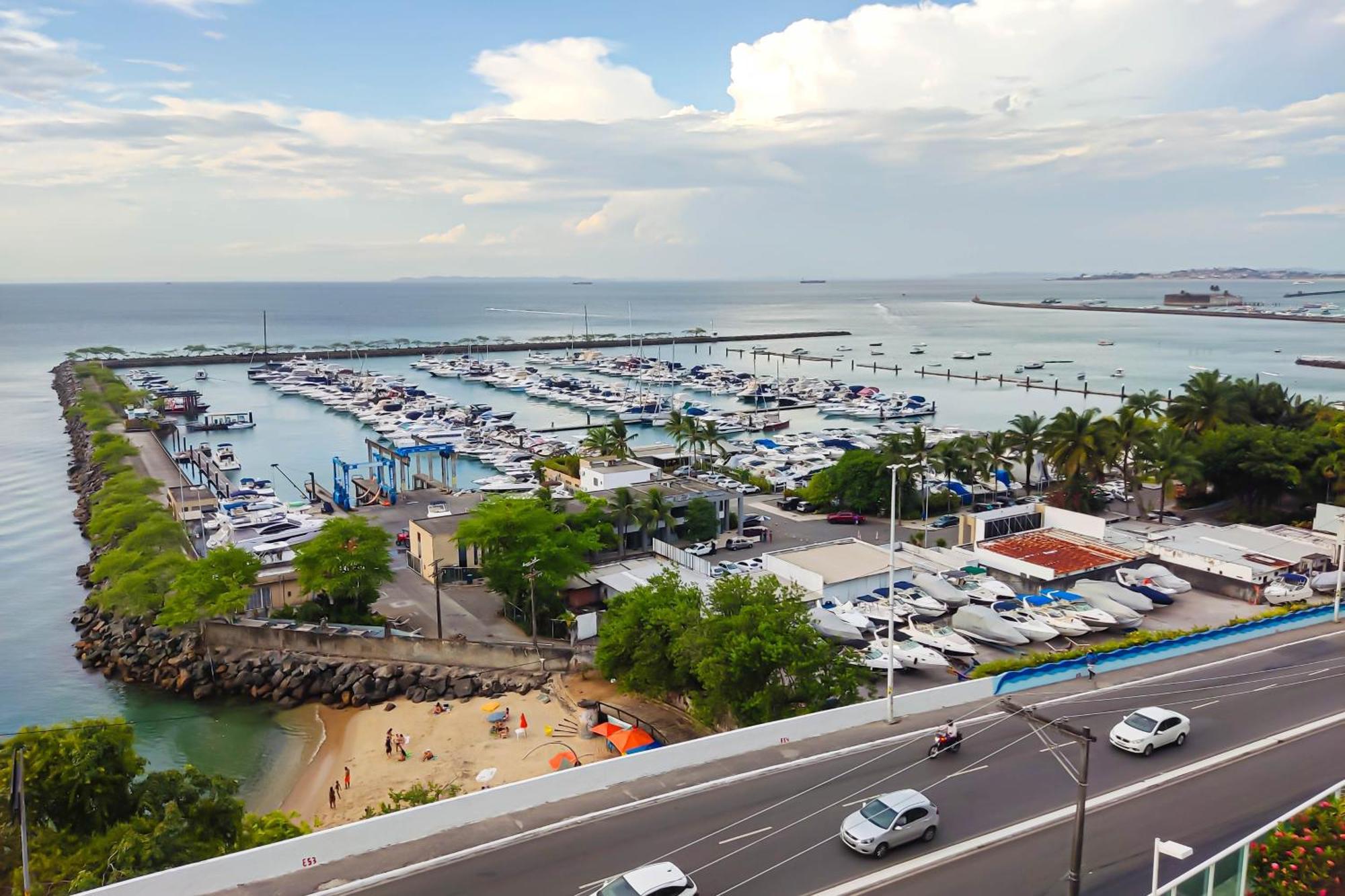 Apartmán Cloc Marina Vista Mar P/ A Baia De Todos Os Santos Salvador Exteriér fotografie